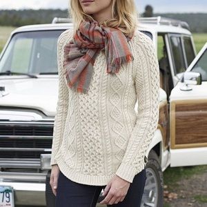 L.L. Bean Signature Cotton Fisherman Sweater Tunic